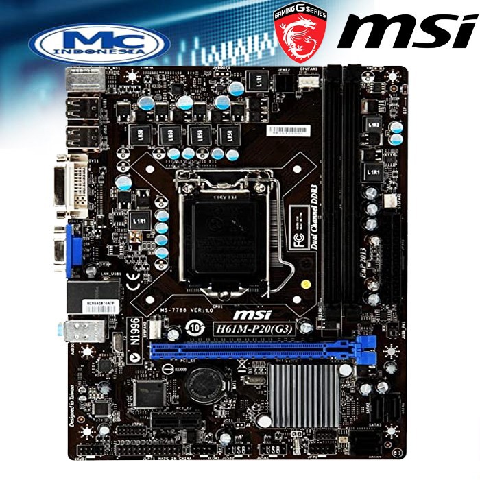 MOBO Motherboard Mainboard H61 Intel LGA 1155 MSI