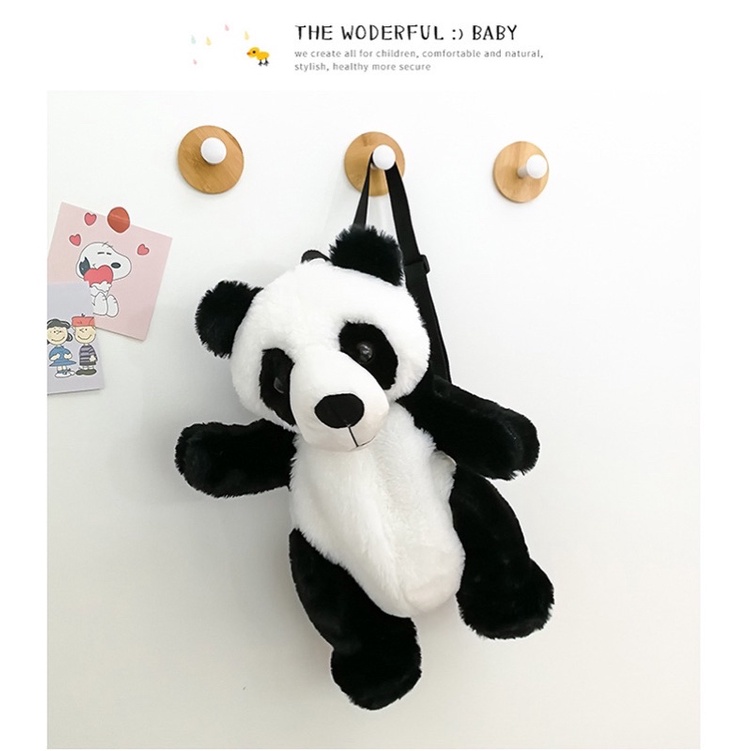 Tas Ransel boneka tas anak ransel panda tas ransel boneka panda tas sekolah anak perempuan tas travelling tas ransel a sm