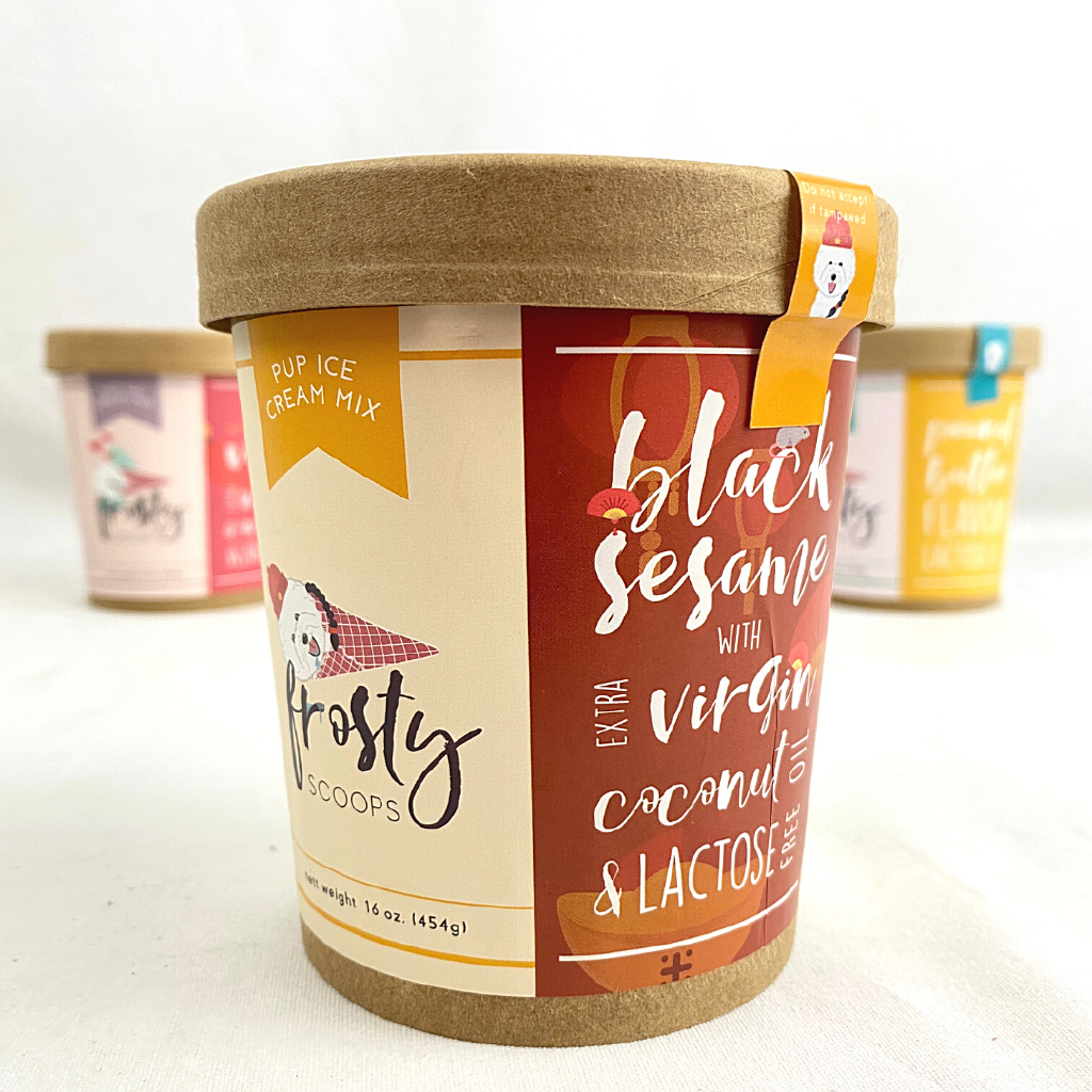 

FROSTYScoop Homemade Ice cream BLACK Sesame 454g