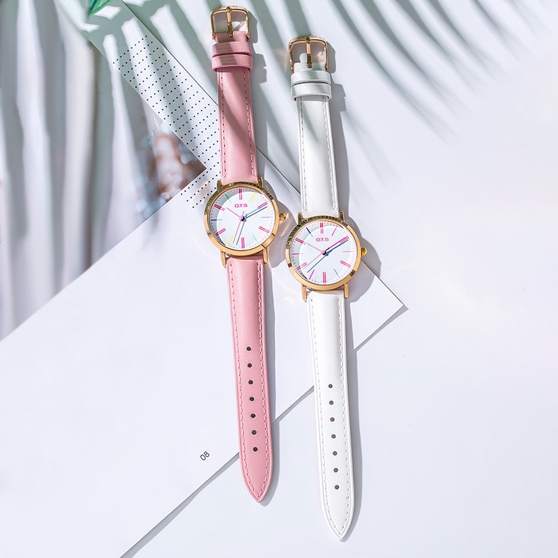 ✅(COD) OTS Jam Tangan Wanita Jam Tangan Asli Tahan Air Murah Tahan Air  Kuarsa Elegan Jam Tangan Wanita-3