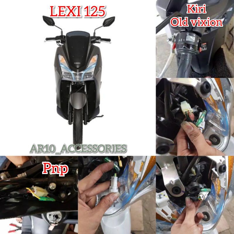 HOLDER SWITCH SAKLAR KIRI LEXI 125 PNP - OLD VIXION - SAKLAR MODIF UNTUK LEXI
