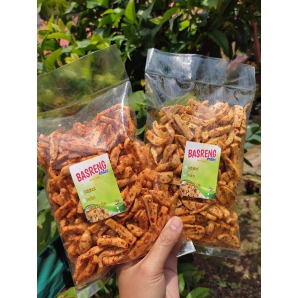 

Basreng daun jeruk pedas baso goreng daun jeruk 500 gram