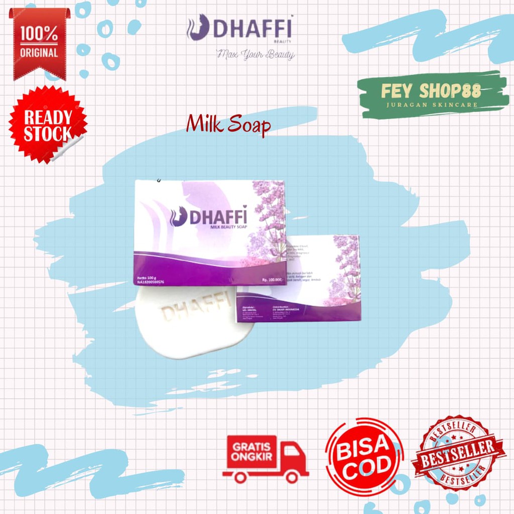 SABUN PEMUTIH BADAN/DHAFF SABUN PEMUTIH BADAN/MILK BEAUTY SOAP/SABUN PEMUTIH AJAIB