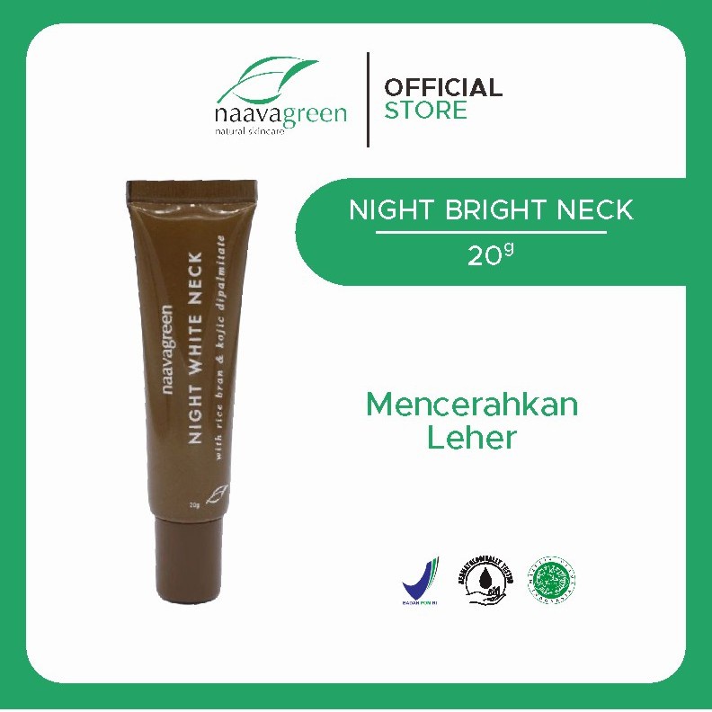Krim Leher Malam Naavagreen | Naavagreen Night White Neck