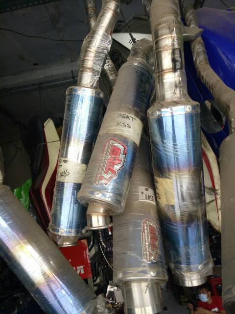 KSMKA 139 KNALPOT R9 ORIGINAL CBR 250 LAMA 1 SILINDER NEW MUGELLO/lagi promo abisin stok