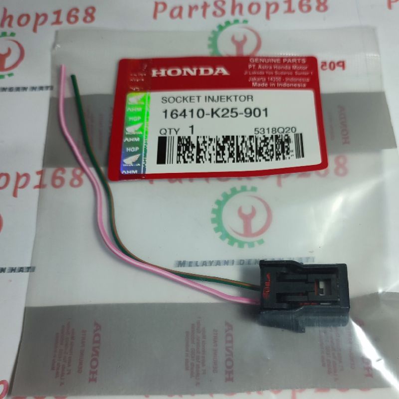 Socket injektor Honda ori 16410-K25-901