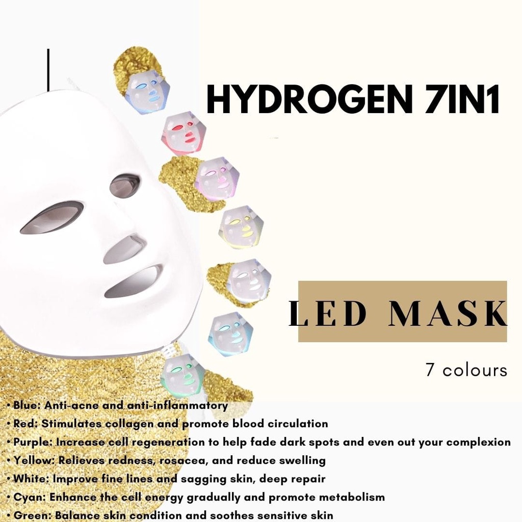 SILK peel aqua  hydrogen dermabrasion hydra 7in1 LED MASK skin scrubber