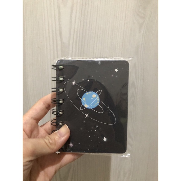 

Notebook mini spiral motif galaxy