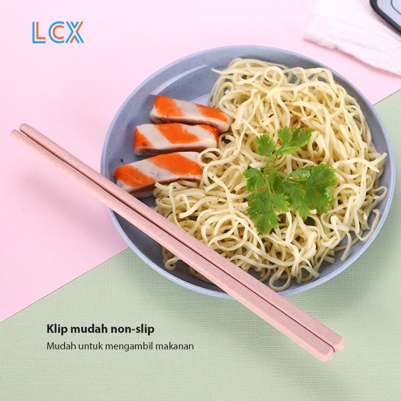 LCX 4Pcs Sendok Garpu Set / Peralatan Makan Sekolah Anak set Souvenir Pernikahan Set VS-74