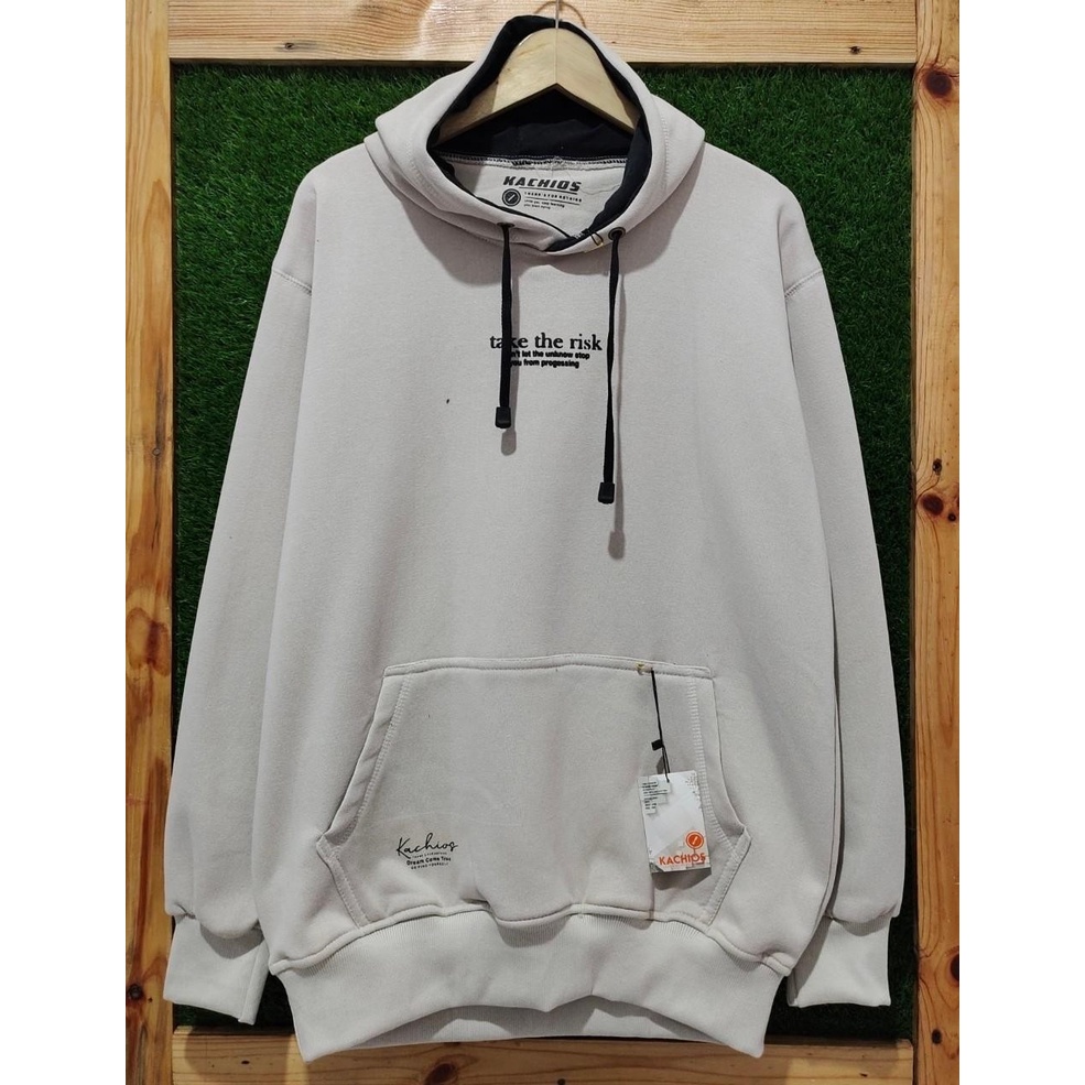 Hoodie Pria Keren Sweater Korean Style Hudi List Take The Risk Brand JNA Suiter Distro Cowo/Cewe Masa Kini Hodi Kekinian