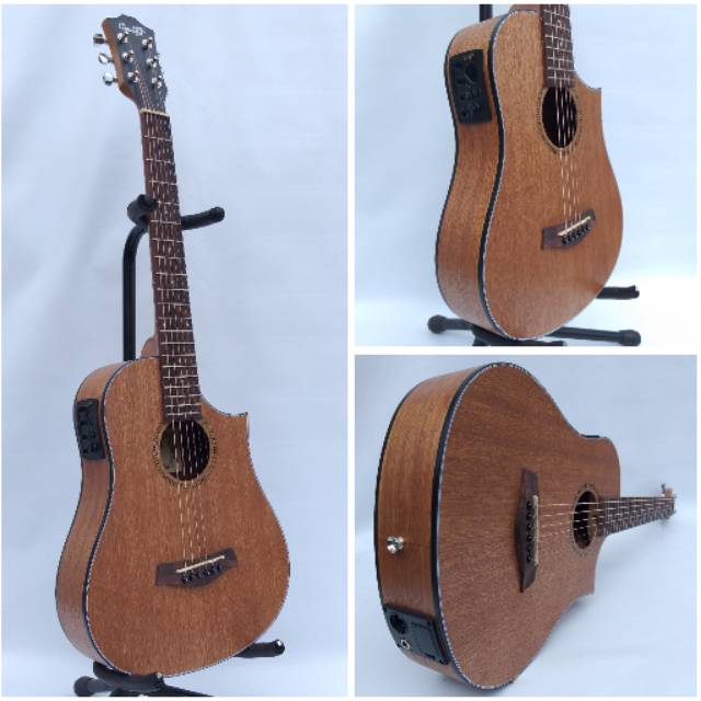 Gitar Akustik Elektrik Tuner Mini 3/4 Cowboy JW-120NS Original