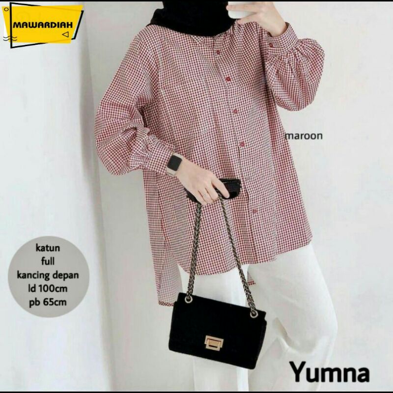 YUMNA Blouse II Mawardiah