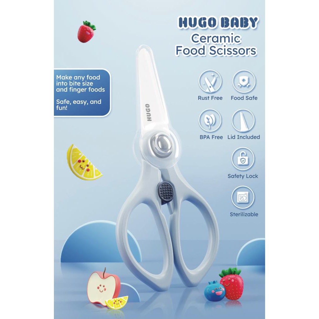 Hugo Baby - Ceramic Food Scissor