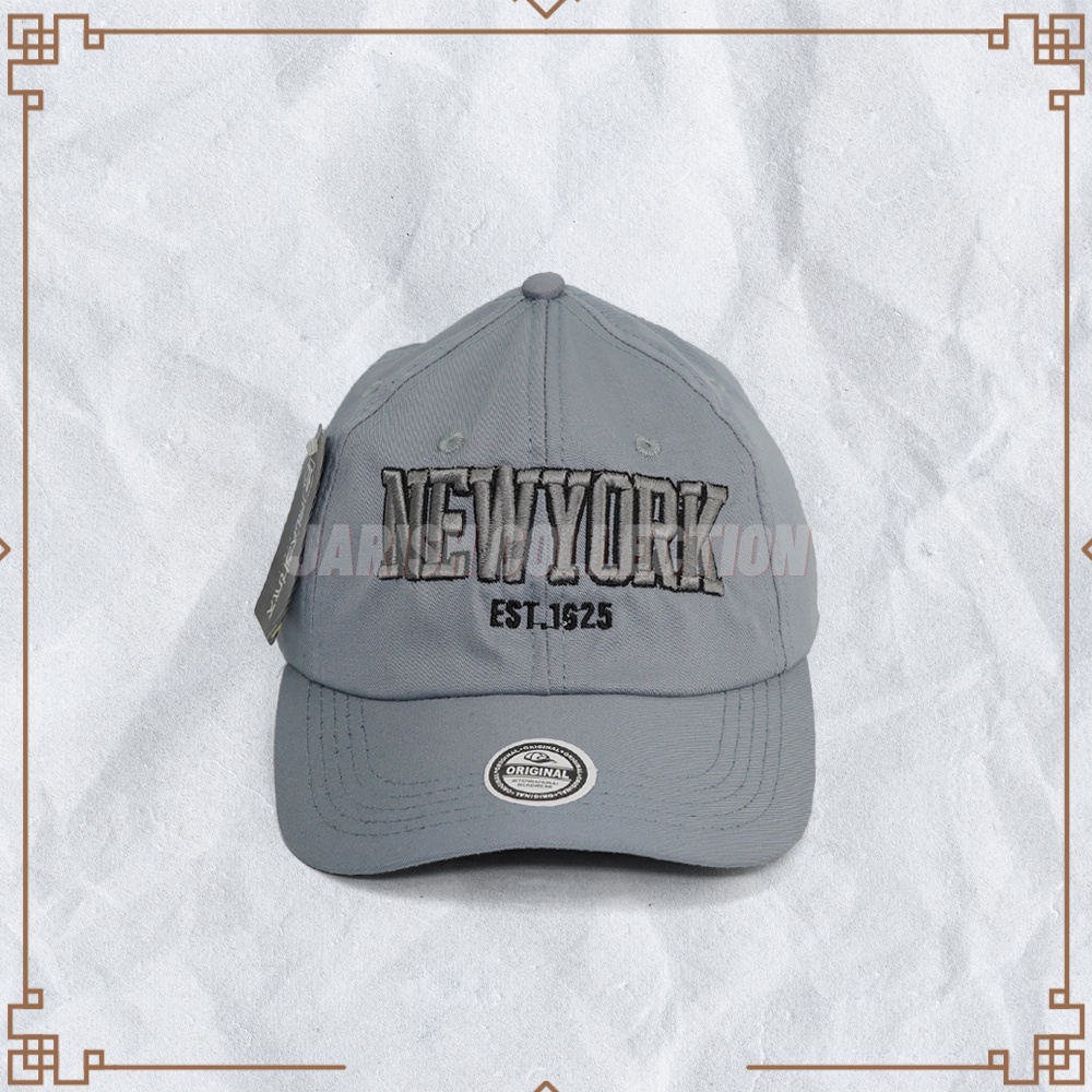 Topi Baseball Pria Wanita Polos Logo NEW YORK East 1625 Cap Merah Putih Biru Hitam Topi Baseball New York EST.1625 Denim Fashion Outdoor Topi Baseball Import Premium Cap Baseball TPJ / TOPI GOLF / TOPI TERBARU / TOPI CUCI GUDANG MURAH TERBARU