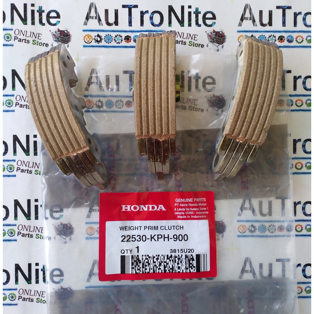 Kampas Kopling Ganda WEIGHT Primary CLUTCH 22530-KPH-900 Ori Honda Blade Kirana Karisma Supra X 125 