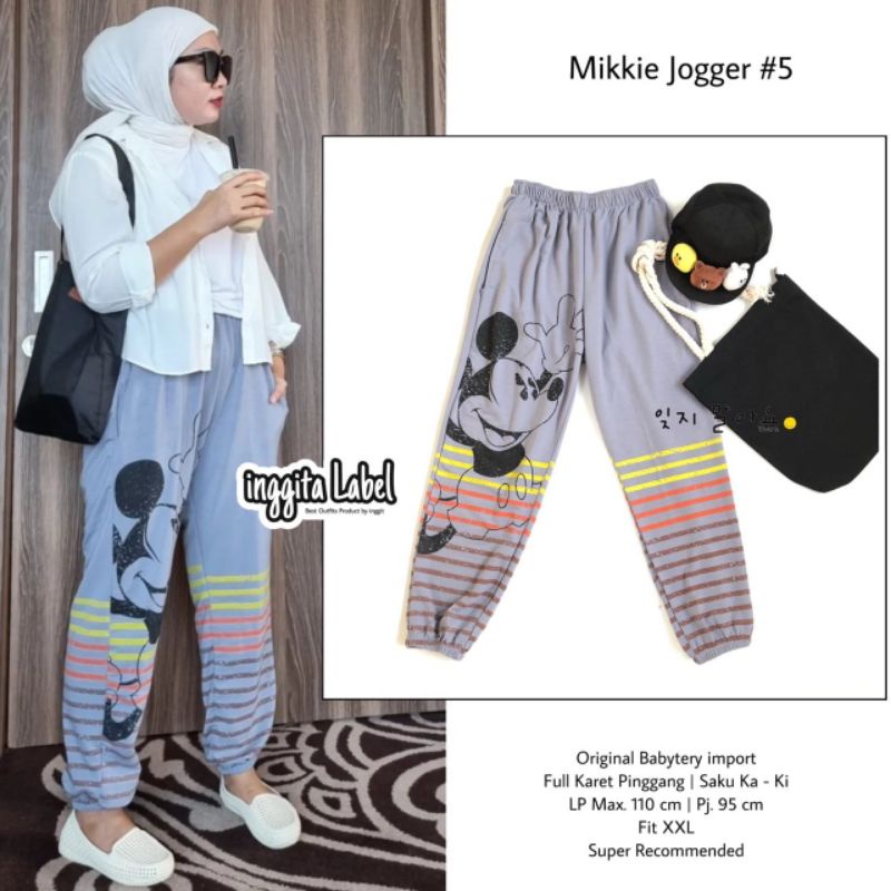 MIKKIE JOGGER #5 BY INGGITA LABEL (CELANA OLAHRAGA WANITA REKOMENDED)