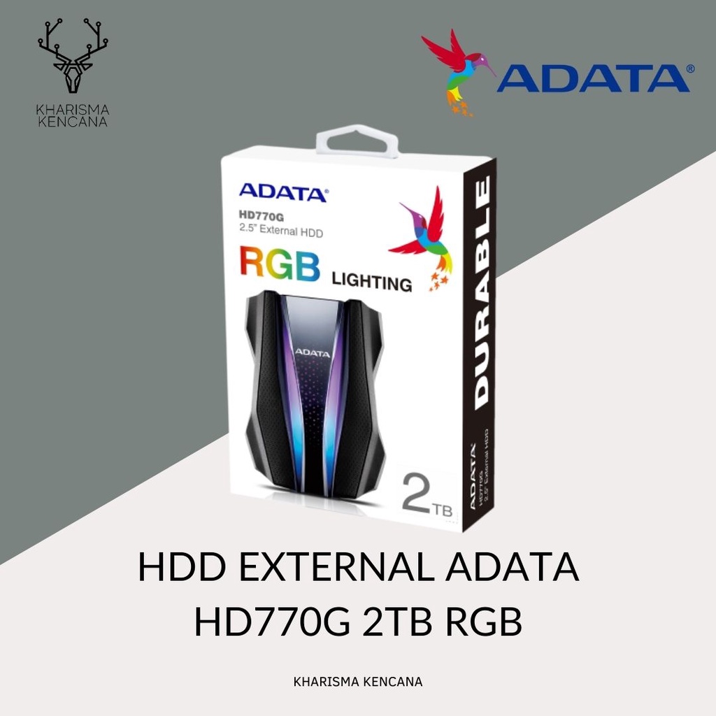 HDD EXTERNAL ADATA HD770G 2TB RGB