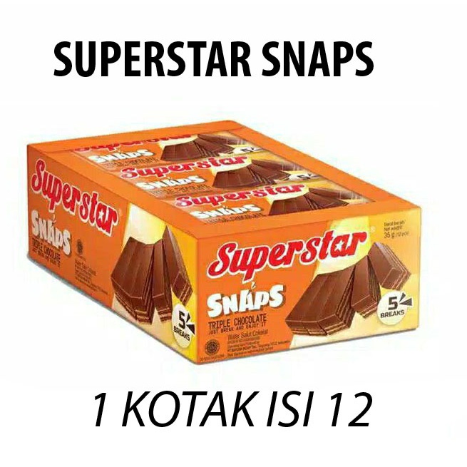 SUPERSTAR SNAPS ISI 12PCS