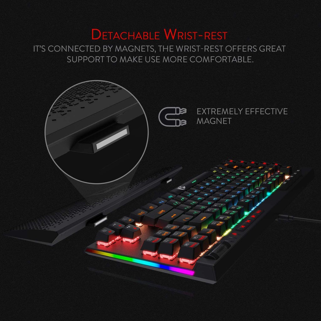 Redragon Mechanical Gaming Keyboard RGB MAGICWAND - K587RGB-3
