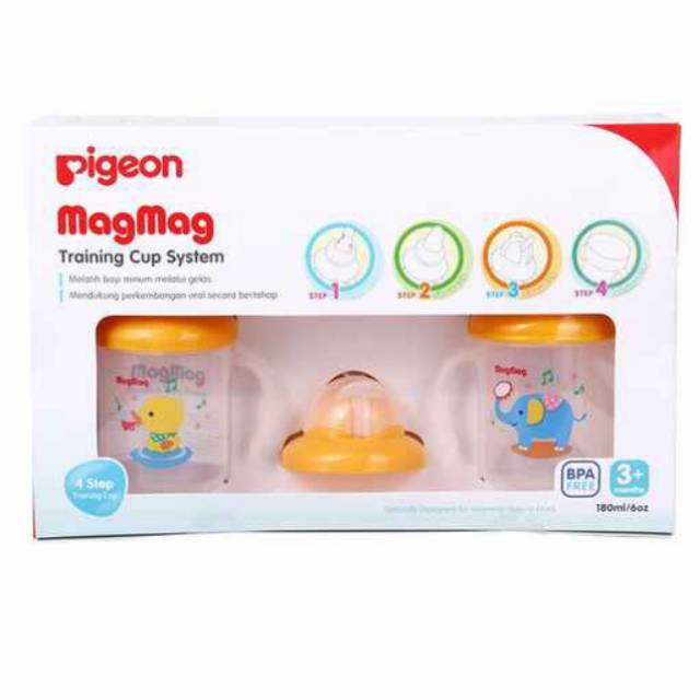 Pigeon Mag-Mag Training Cup System - Bebek Gajah Orange