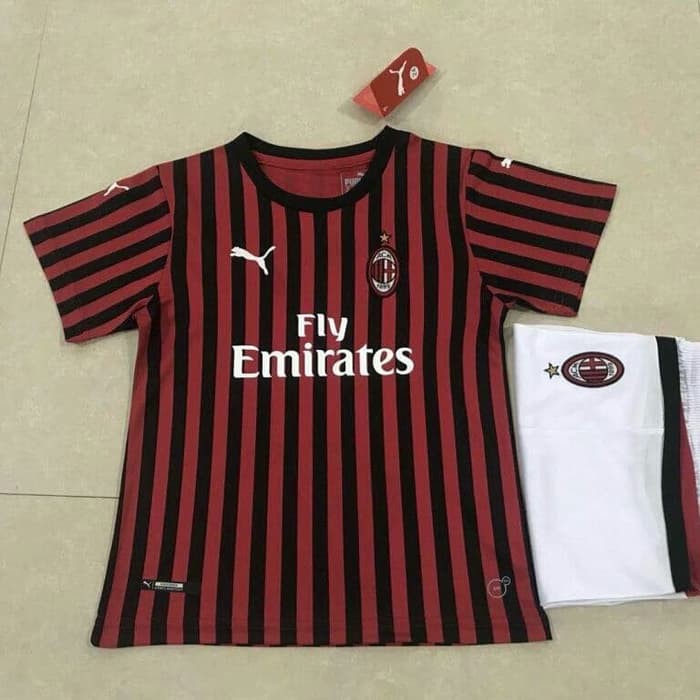 JERSEY KIDS AC MILAN HOME 2019/2020 GRADE ORI import