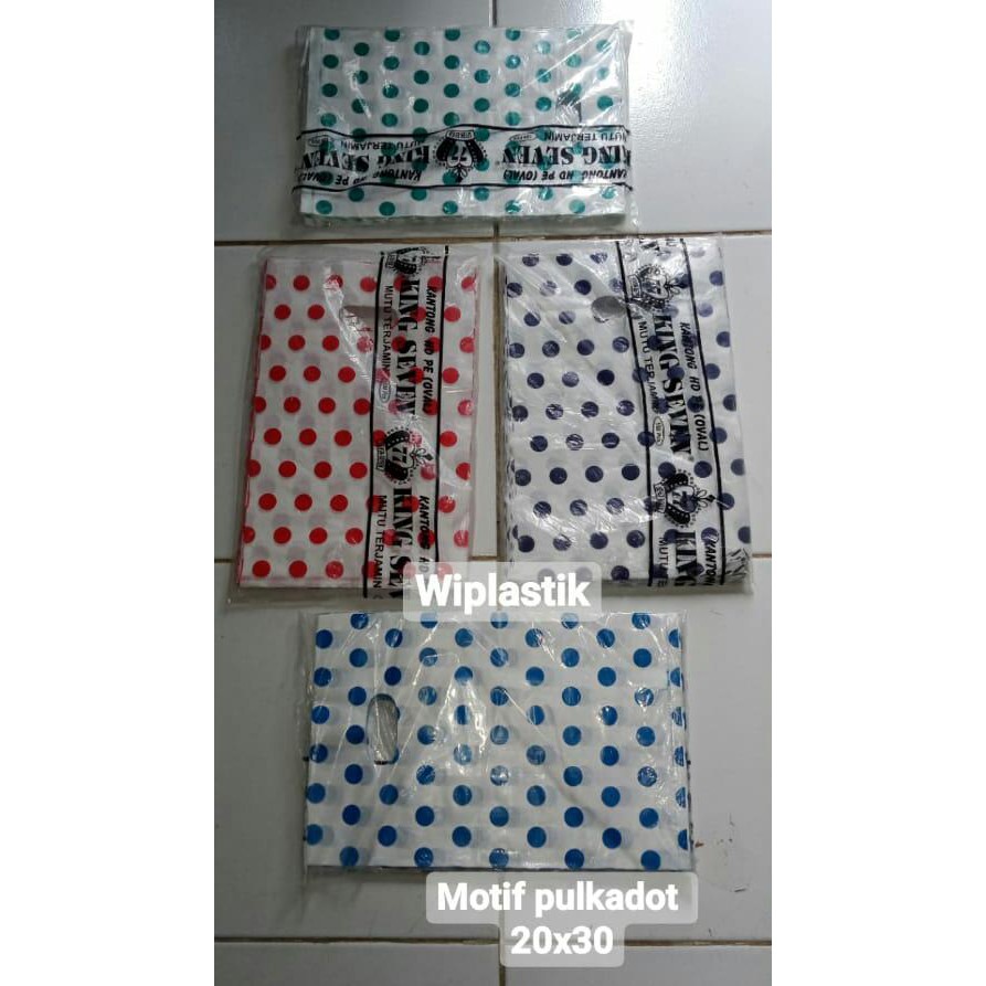 Kantong Oval motif 20X30