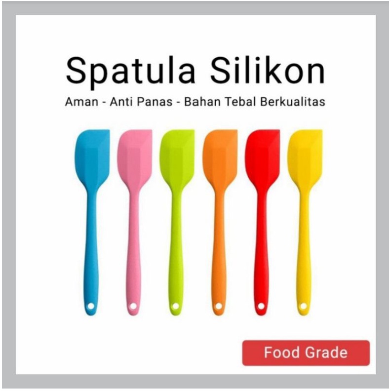 SPATULA SILIKON BAKING ADONAN KUE/SODET SILICONE MEMASAK TAHAN PANAS