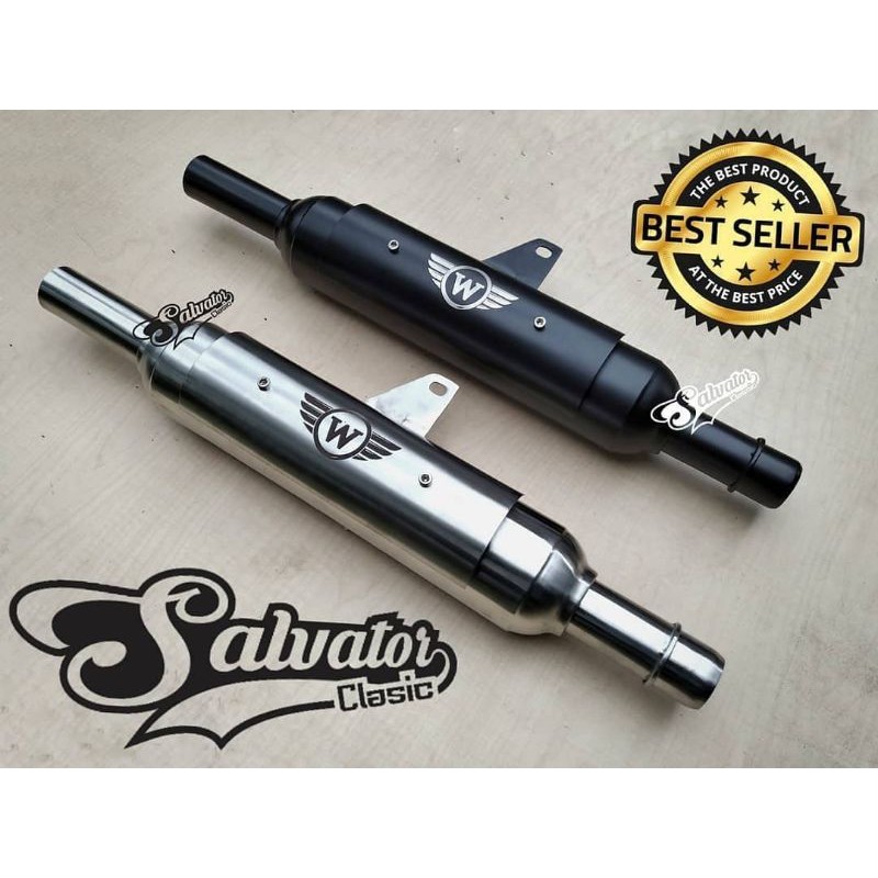 KNALPOT KAWASAKI W 175 STANDAR RACING ORIGINAL