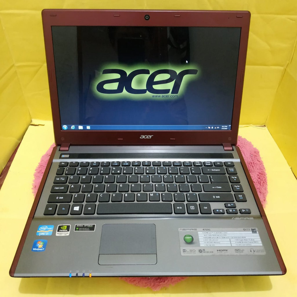 Laptop Second Murah / Laptop Bekas Murah Acer Aspire 4755 i7 SSD Nvidia Gamer HDMI