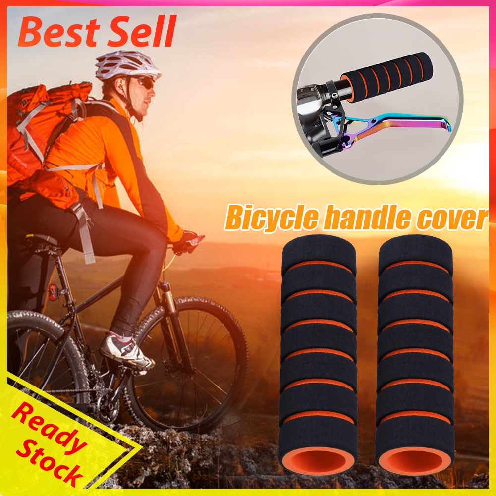 1 Pair Mountain Bike Bicycle Handle Bar Sponge Grip Cover Bar Grips Sleeve