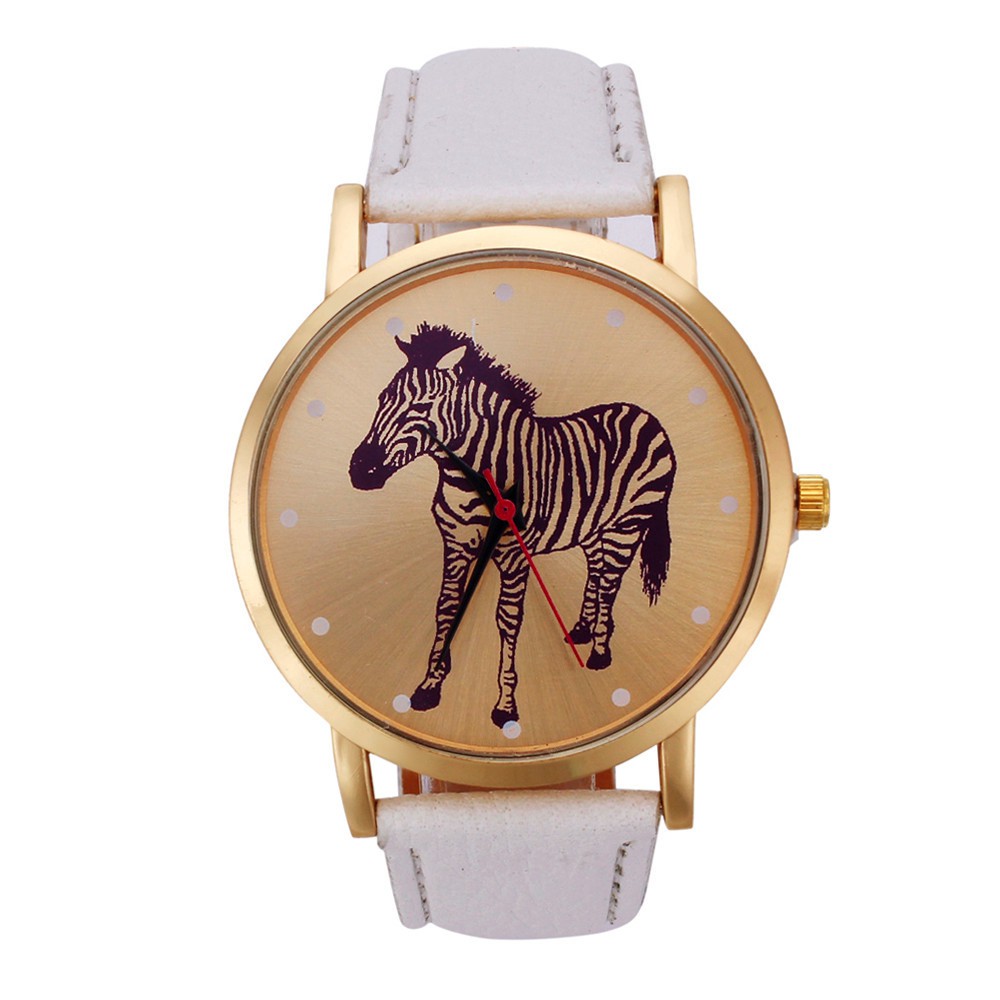 jam tangan kulit fashion wanita zebra women watch leather korea (1J1)  jwa040