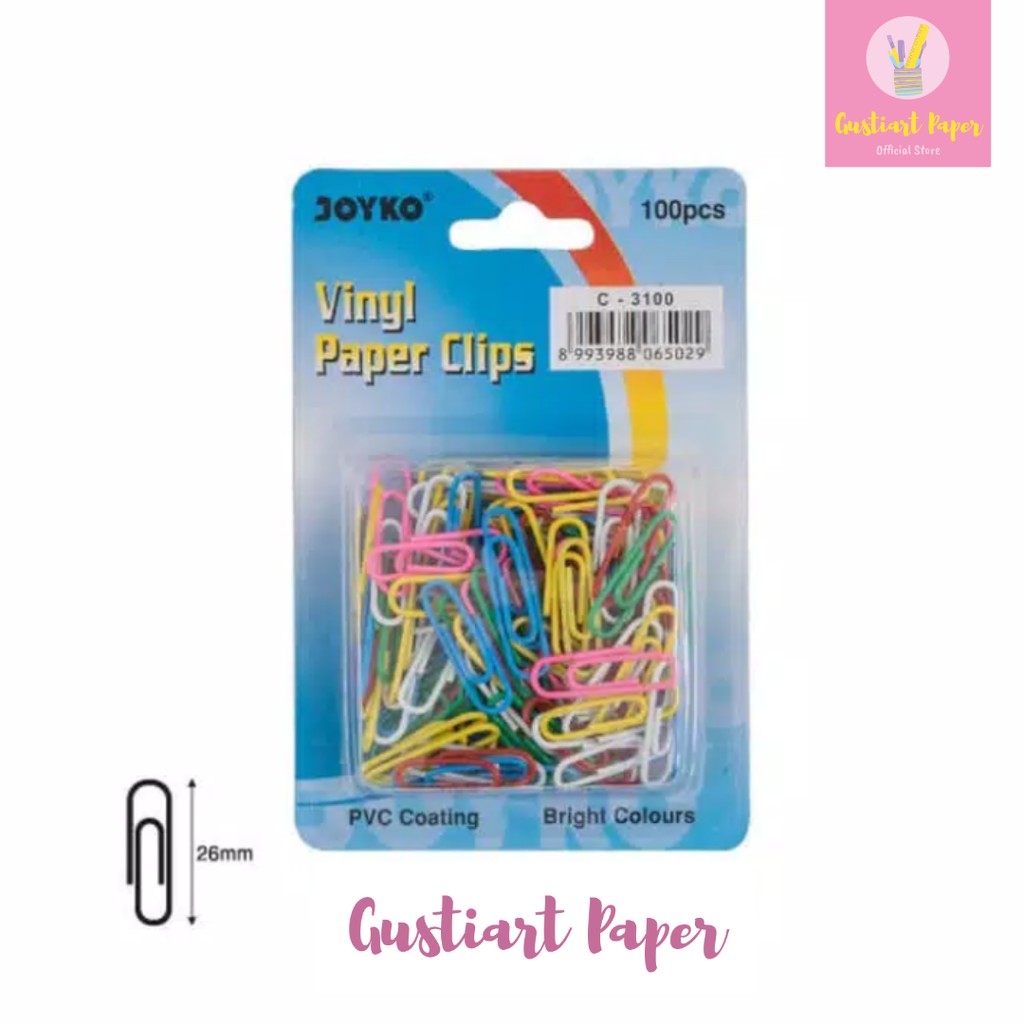 

Joyko Trigonal Clip Warna C-3100 / Penjepit Kertas / Clip Kertas Murah
