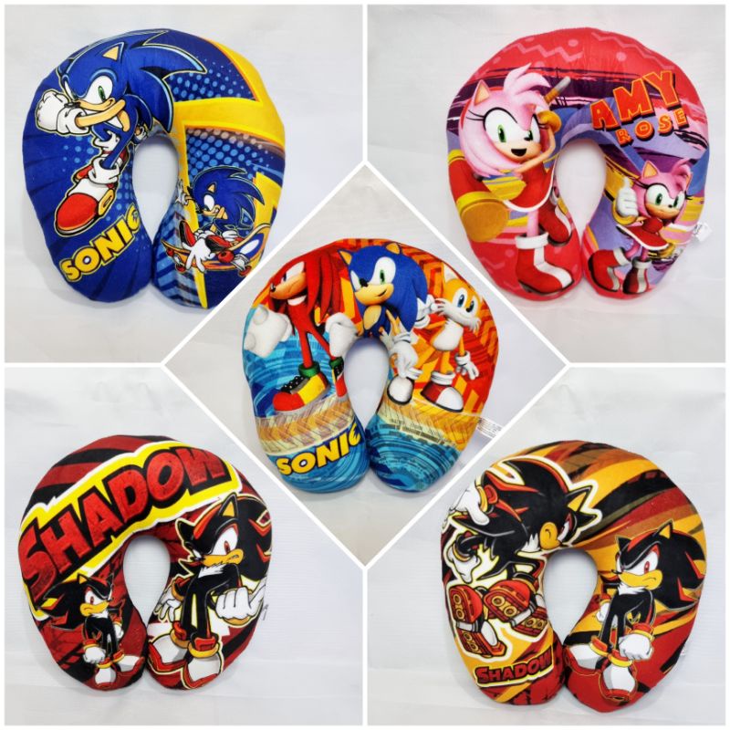 Bantal Leher U SONIC THE HEDGEHOG, Shadow,  Amy Rose, Tails