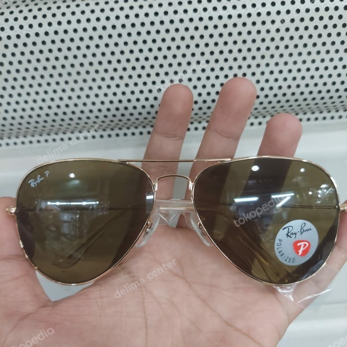 READY Rayban Aviator 3062 62 Lensa Brown Original TERBARU