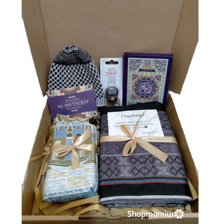 

Pasty ready Gift Box / Hampers Rustic / Hadiah Alat Sholat Cowok Lengkap (Shopmamiw) C0de@z1r4 P0pul