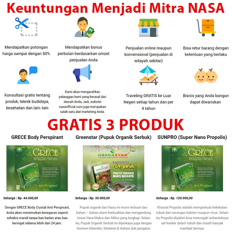 Promo Reseller Dropshiper Dropship Bisnis Nasa Resmi Diskon Jualan Online Shopee Indonesia