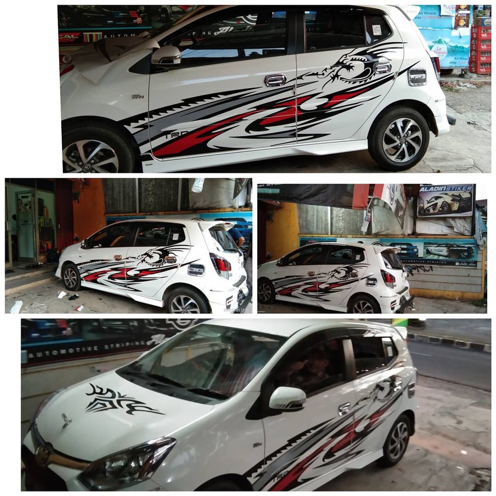 striping cutting tribal mobil agya ayla brio avanza xenia dll