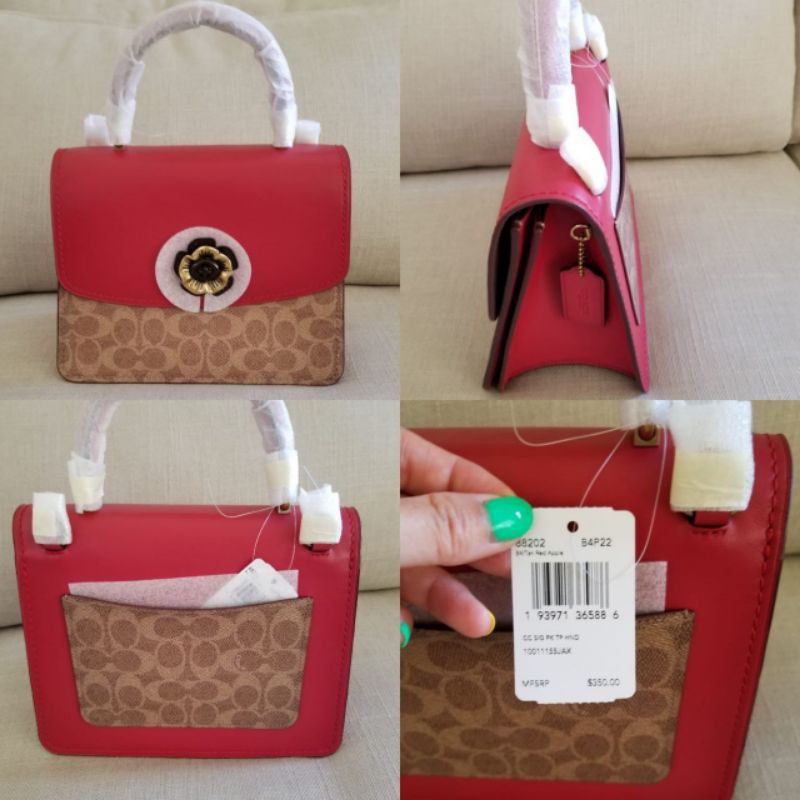 coach signature parker top handle/tas coach original