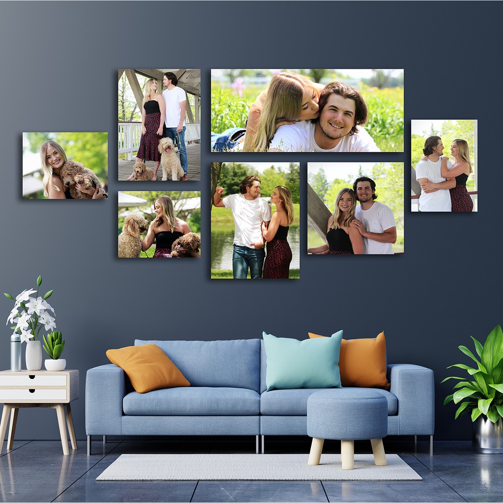 CETAK FOTO  CANVAS DEKORASI  MINIMALIS  SPANRAM Shopee 