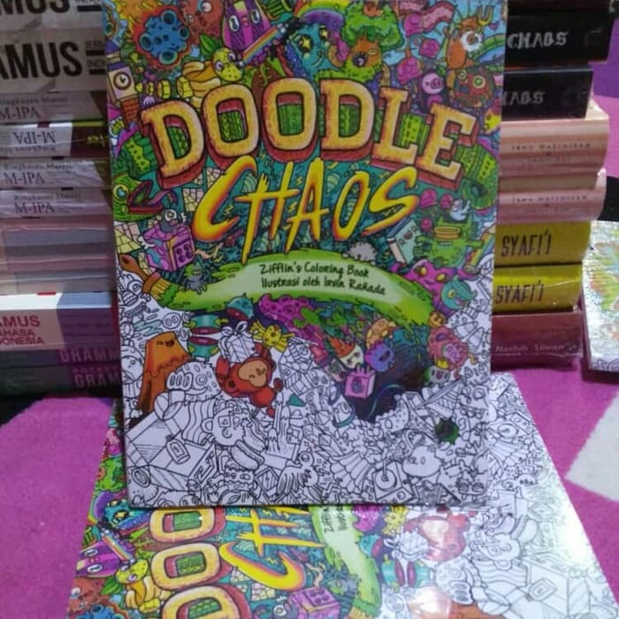 Jual DOODLE CHAOS Zifflin s Coloring book Ilustrasi Oleh Irvin Ransada