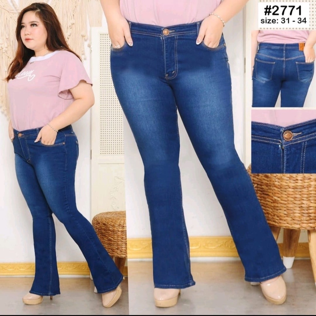 Celana Panjang Jeans Wanita Cutbray 27 28-30 31-34 35-38 Bisa Bayar Ditempat(COD)