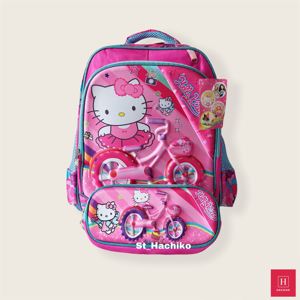 Tas Ransel Anak Cewe Merek Alto Model Hello Kitty| Tas Sekolah Anak TK/SD | Tas Anak Warna Pink | Ta