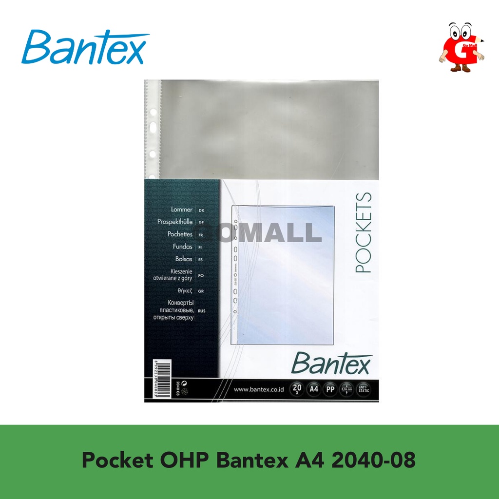 

Pocket OHP A4 - Bantex