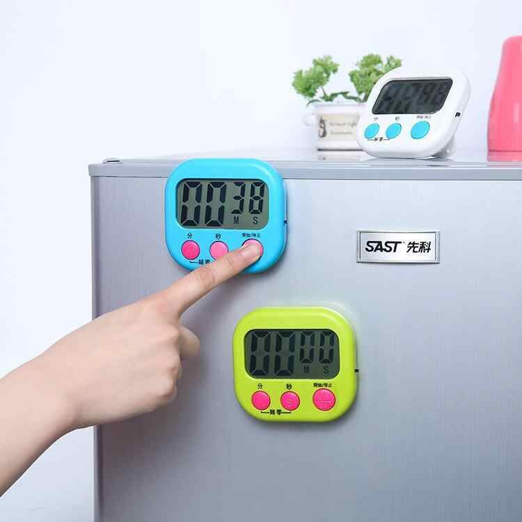 Digital Kitchen Timer Alarm Masak Dapur Belajar Magnet Pengingat Jam Stopwatch Oven