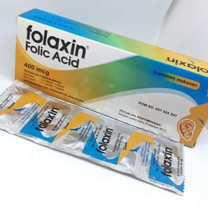 

Folaxin Box isi 10 strip
