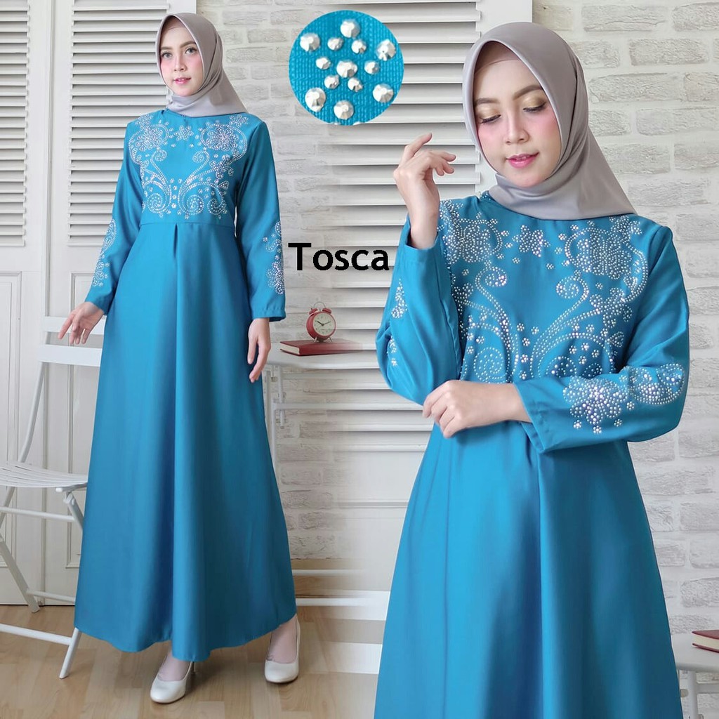 HOPYLOVY - Maxi Dress Wanita Terbaru Queeny