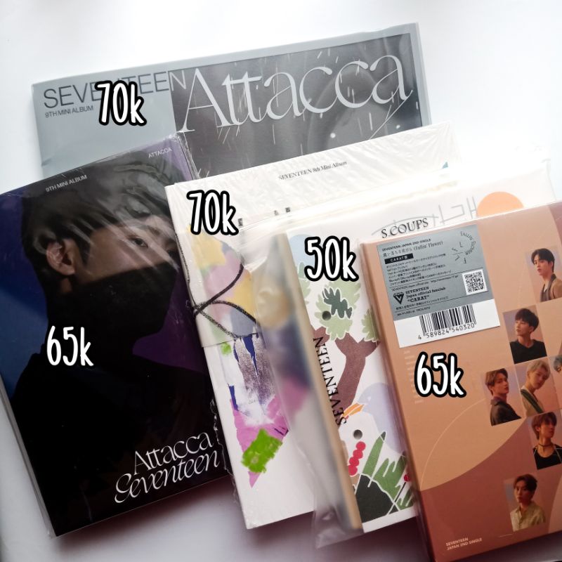 Album Only Seventeen SVT Attacca Binder Your Choice Henggarae FLFL