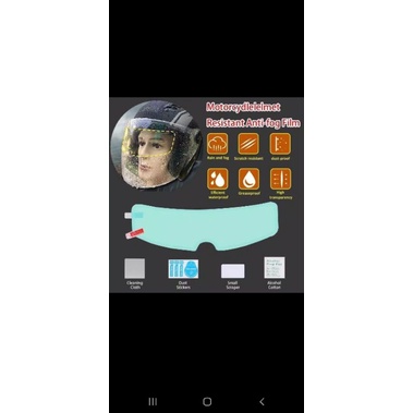 anti air kaca helm anti hujan