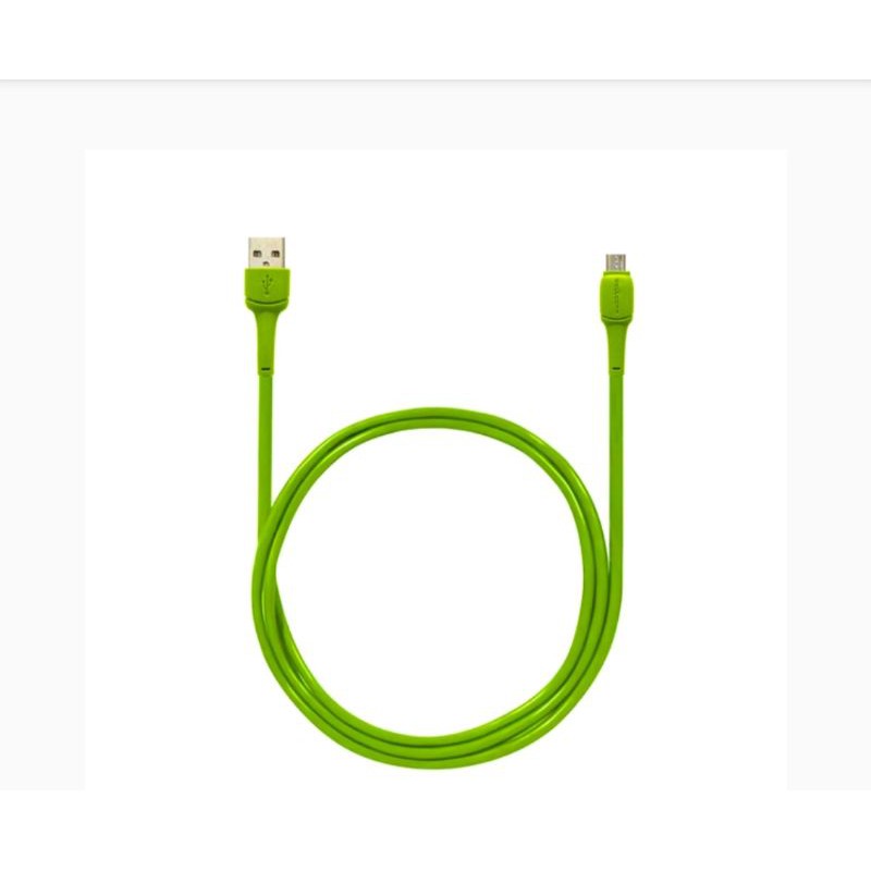 Kabel data WELLCOMM Micro USB V8 Android toples support fast charger 2,4A bahan berkualitas Welcome termurah