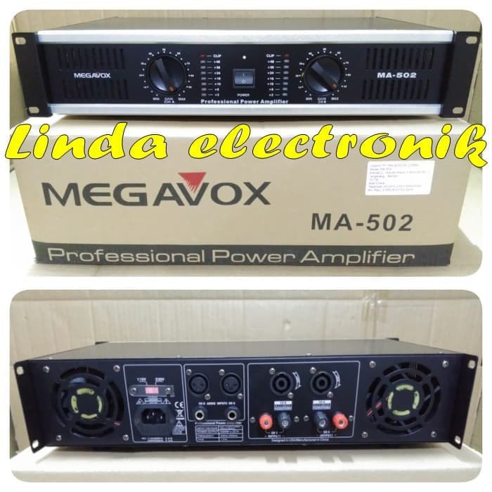 Power Megavox Ma 502 ORYGINAL Megavox Ma502